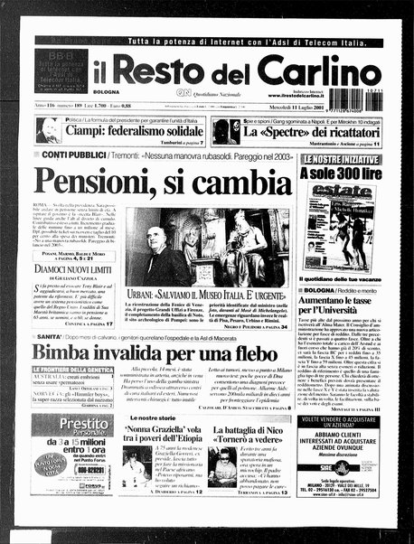 Il Resto del Carlino : giornale dell'Emilia